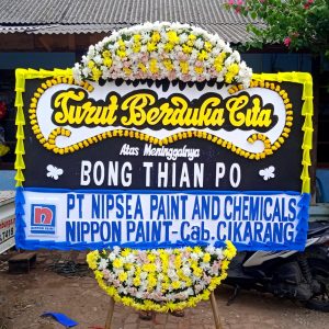 Bunga Papan Duka Cita Area Karawang